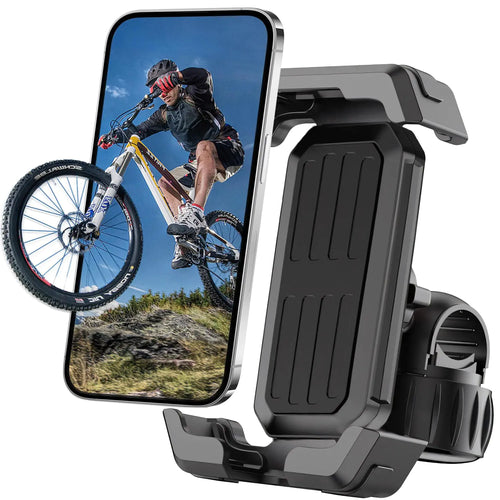 Victoper Bike Phone Holder Motorcycle Handlebar Cell Phone Clamp Motorcycle Phone Mount Scooter Phone Clip for 5.5" to 6.7" Smartphones for Bicycle Electrict Vehicle Mountain Bike