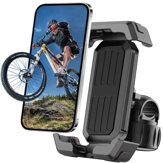 Victoper Bike Phone Holder Motorcycle Handlebar Cell Phone Clamp Motorcycle Phone Mount Scooter Phone Clip for 5.5" to 6.7" Smartphones for Bicycle Electrict Vehicle Mountain Bike