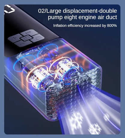 Air Compressor Air Pump For Car Portable Tyre Inflator Electric Motorcycle Pump Air Compressor For Car Motorcycles Bicycles new