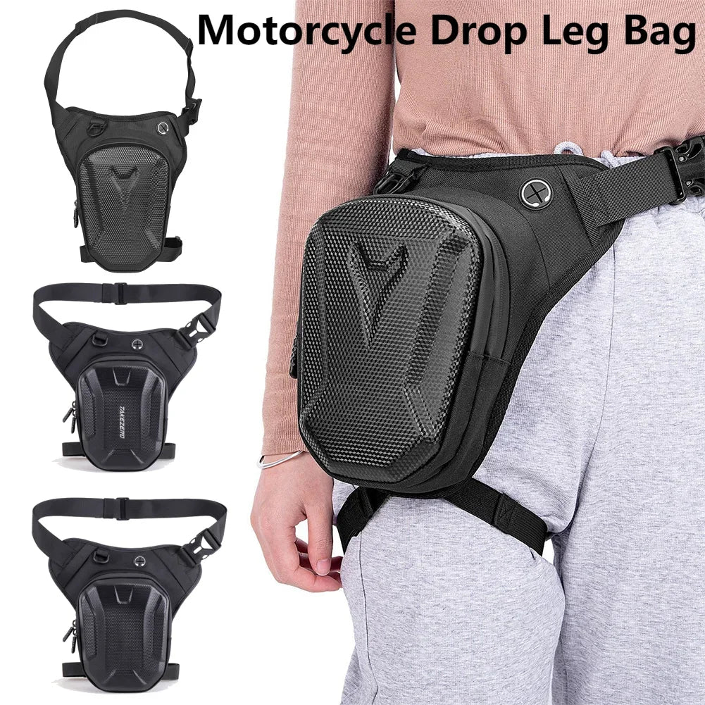 Motorcycle Bag Leg Side Bag Men Women Bike Riding Cycling Outdoor Casual Waist Bags  Motorcycle Accessories Kit As Satchel