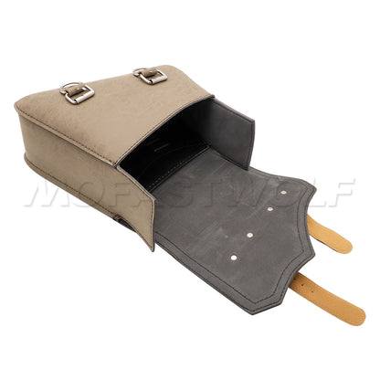 Motorcycle Bag For Harley Sportster Honda Suzuki Yamaha Kawasaki Leather Motorcycle Saddle Bag Waterproof Side Bags Tool Pouch