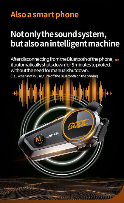 Bluetooth Motorcycle Helmet Headset Headphone Wireless Motor Bike Handsfree Stereo Earphone Speaker Noise Reduction With Mic