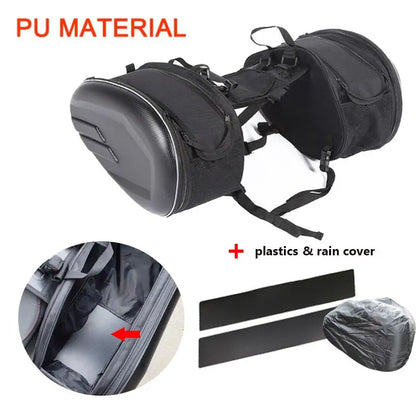 Motorcycle Saddle Bag Side Helmet Riding Travel Bags Waterproof Large Capacity Side Bags Motorbike Cycling Side Bag