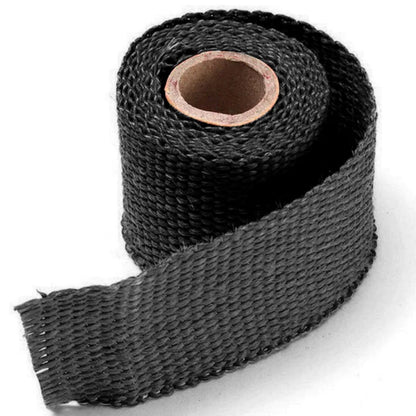 Motorcycle Car Exhaust Pipe Wrap Tape Heat Wrap Blue Black 1.5 Meters Car Exhaust Pipe Wrap Insulation Fiber Tape Auto Accessory
