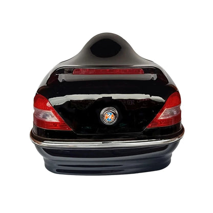 Electric Motorcycle Tail Box Anti-Fall Safety Motorcycle Trunk Moto Tool Storage Box with Lights Motorcycle Rear Toolbox