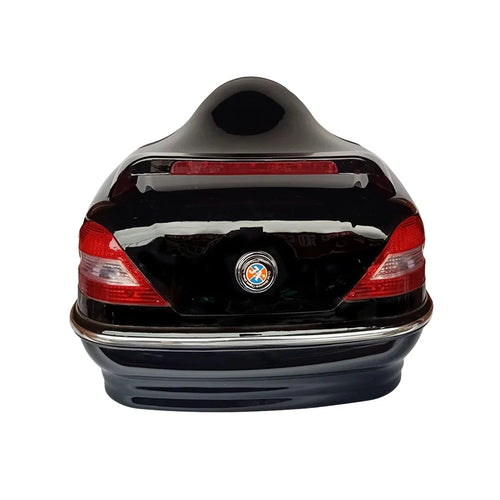 Electric Motorcycle Tail Box Anti-Fall Safety Motorcycle Trunk Moto Tool Storage Box with Lights Motorcycle Rear Toolbox
