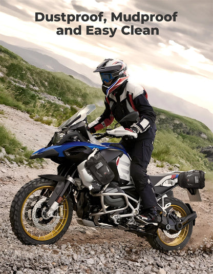 Motorcycle Side Bags 3.5L Waterproof Outdoor Adventure Crash Bar Fender Bag Motorbike Motocross Dirt Bike Frame Tool Saddle Bag