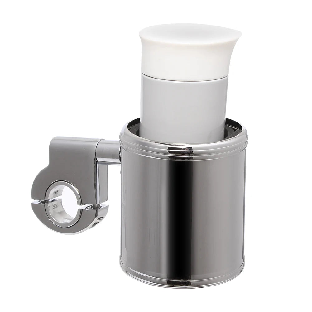 Motorcycle Universal 7/8" 1'' 1.25'' Cup Holder Chrome Handlebar Drink Bottle Holder For Harley Honda Yamaha Kawasaki Suzuki