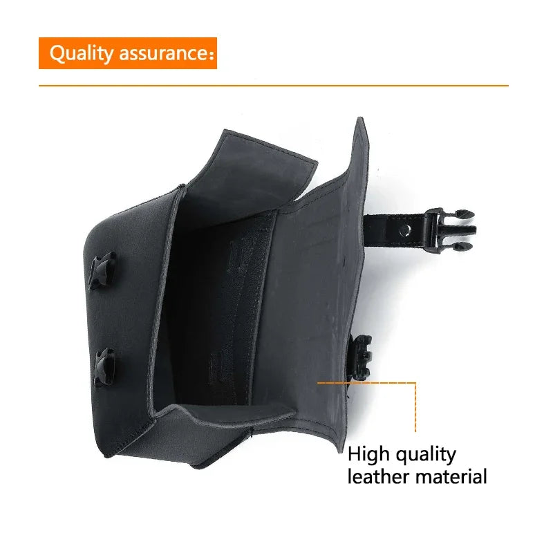 Motorcycle Side Bags Saddlebags Leather Saddle Bag Side Luggage Storage Tool For Honda/Suzuki/Yamaha Pouch Bag Universal