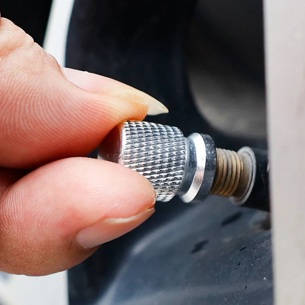 Car Wheel Tire Valve Caps Tyre Stem Covers Airdust Waterproof Aluminum Alloy American Style Valves 12mm Universal Motorcycle