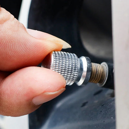 Car Wheel Tire Valve Caps Tyre Stem Covers Airdust Waterproof Aluminum Alloy American Style Valves 12mm Universal Motorcycle