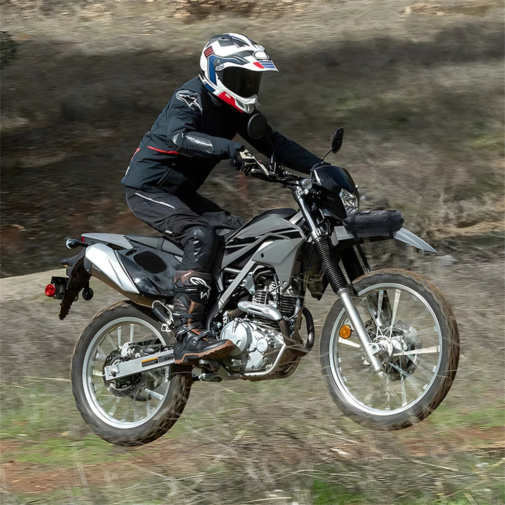 Motorcycle Side Bags 3.5L Waterproof Outdoor Adventure Crash Bar Fender Bag Motorbike Motocross Dirt Bike Frame Tool Saddle Bag