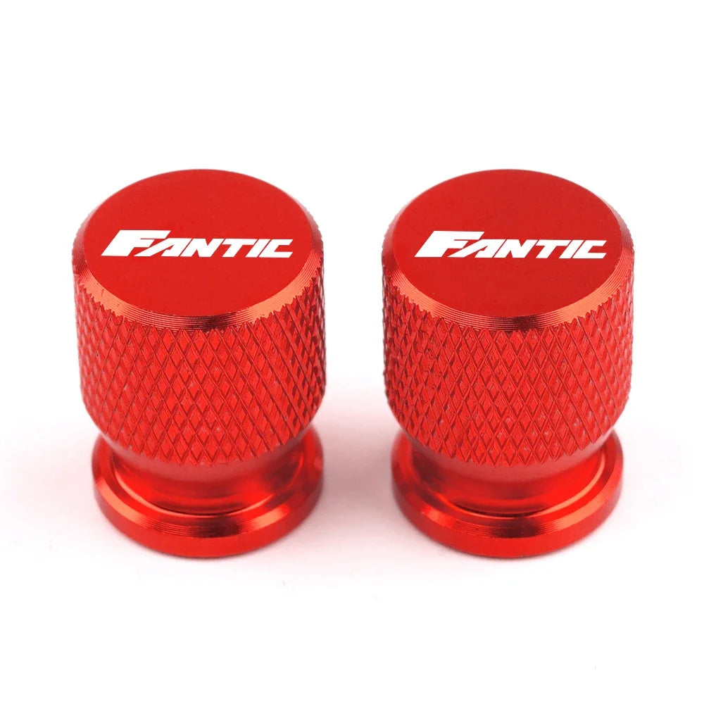 Motorcycle Tire Valve Caps Fit For FANTIC CABALLERO FLAT TRACK 125 250 500 RALLY/SCRAMBLER 500 ENDURO RANGE XE125/XEF250 450/XE5