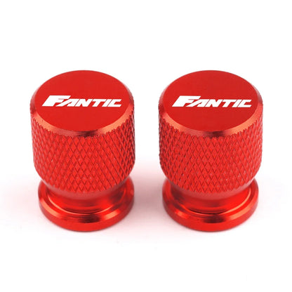 Motorcycle Tire Valve Caps Fit For FANTIC CABALLERO FLAT TRACK 125 250 500 RALLY/SCRAMBLER 500 ENDURO RANGE XE125/XEF250 450/XE5