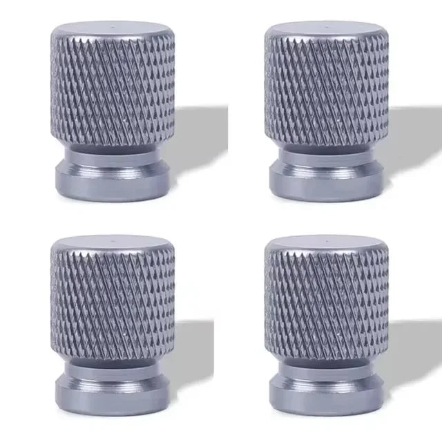 Car Wheel Tire Valve Caps Tyre Stem Covers Airdust Waterproof Aluminum Alloy American Style Valves 12mm Universal Motorcycle