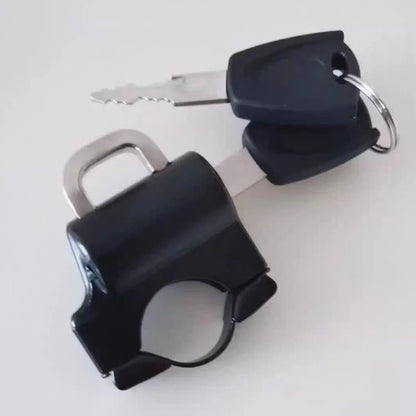 Helmet Lock for Motorcycle Scooter Atv Bicycle  Universal Security Anti-theft Handlebar Lock 20mm-26mm with Keys Handle Locks