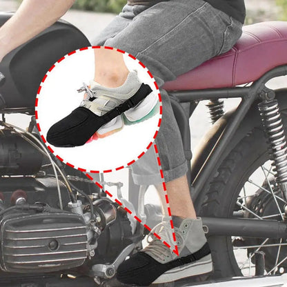Motorcycle Shoe Protector Shifter Guards Riding Shoe Boot Protector Cover Anti-slip Protective Riding Warm Shoe Cover Gear Shift