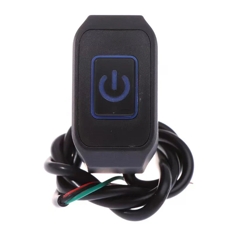 Motorcycle Modified Switch Waterproof Button with LED Light Headlight Horn Control ON OFF Buttton Handlebar Mount Accessories