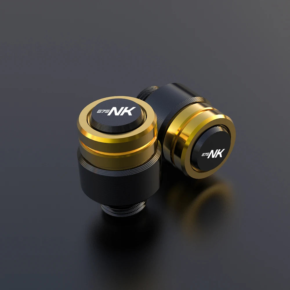 For CFMOTO CF MOTO  675NK 675 nk 675 NK675 2025 2026 Motorcycle Tire Valve Stem Caps Cover Rearview Mirror Plug Hole Screw Cap