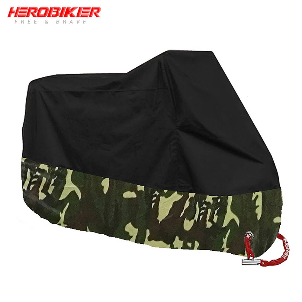 New Motorcycle Cover Funda Moto Rain Cover Waterproof Dustproof UV Protective Cover Coat Indoor Outdoor Motorbike Scooter Cover