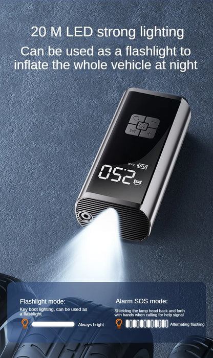 Air Compressor Air Pump For Car Portable Tyre Inflator Electric Motorcycle Pump Air Compressor For Car Motorcycles Bicycles new