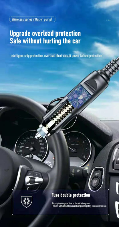 Air Compressor Air Pump For Car Portable Tyre Inflator Electric Motorcycle Pump Air Compressor For Car Motorcycles Bicycles