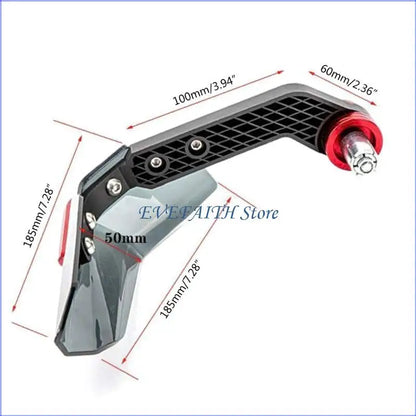 124B 1 Pair Hand Protectors Motorcycle Wind Deflectors Enjoy a Smooth & Safe Rides