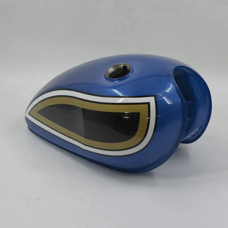Motorcycle TANK - 12 LITRE - CUSTOM BLUE For MUTT Motorcycle Original Parts MPT-0349
