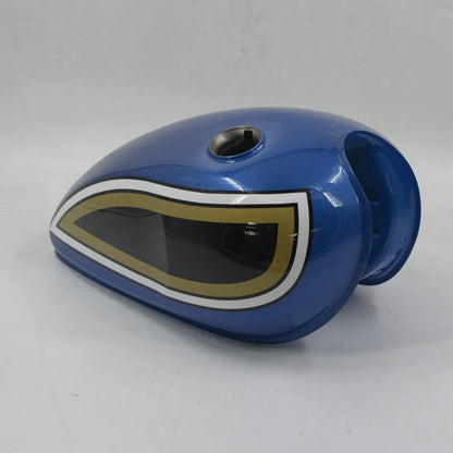 Motorcycle TANK - 12 LITRE - CUSTOM BLUE For MUTT Motorcycle Original Parts MPT-0349