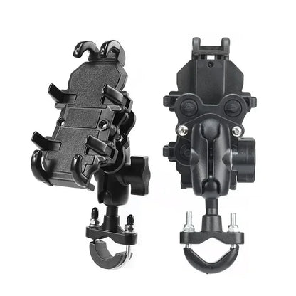 Motorcycle Phone Mount One Bike Phone Holder 4.7"-7.1" Cell Phones Handlebar Cell Phone Holder for Bike Motorcycle Scooter ATV