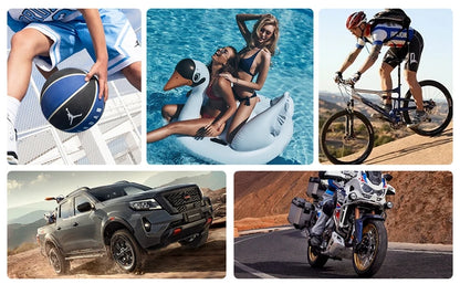 Air Compressor Air Pump For Car Portable Tyre Inflator Electric Motorcycle Pump Air Compressor For Car Motorcycles Bicycles new