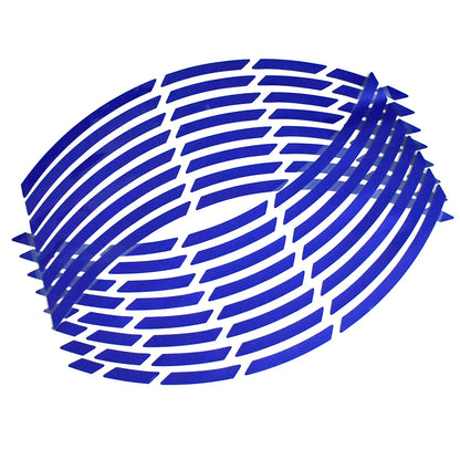 Car Motorcycle Tire Rim Stickers 17"-19" Reflective Wheel Tyre Sticker Decors Motorbike Auto Decals