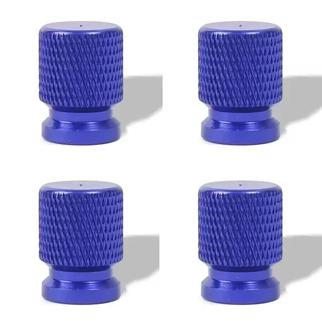 Car Wheel Tire Valve Caps Tyre Stem Covers Airdust Waterproof Aluminum Alloy American Style Valves 12mm Universal Motorcycle