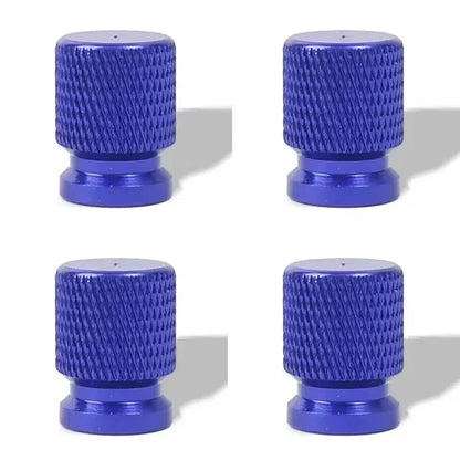 Car Wheel Tire Valve Caps Tyre Stem Covers Airdust Waterproof Aluminum Alloy American Style Valves 12mm Universal Motorcycle