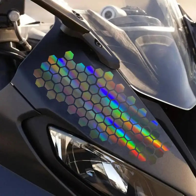 Reflective Stickers for Bikes Multipurpose Motorcycle Reflective Tape Motorcycle Helmets Decals Beautiful Bicycles Stickers