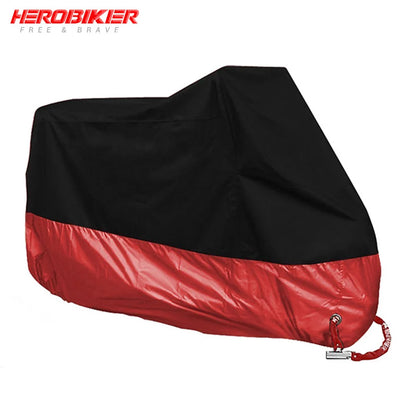 New Motorcycle Cover Funda Moto Rain Cover Waterproof Dustproof UV Protective Cover Coat Indoor Outdoor Motorbike Scooter Cover