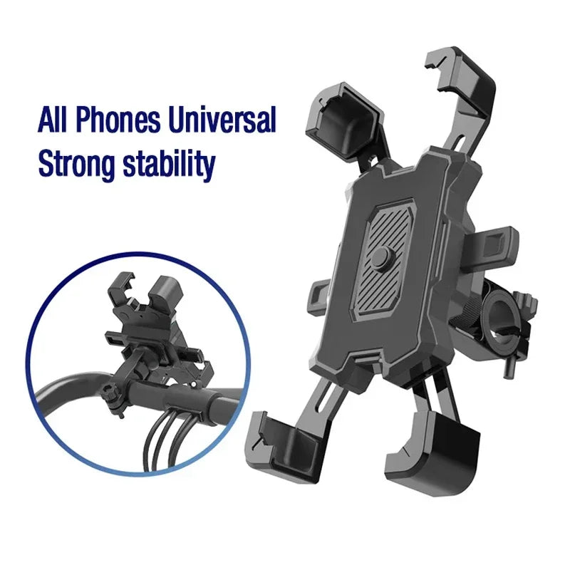 Bicycle Phone Holder Bike Accessories Motorcycle Adjustable Stand 360° Rotatable GPS Clip Cycling Mtb Accesories Bikes Sports