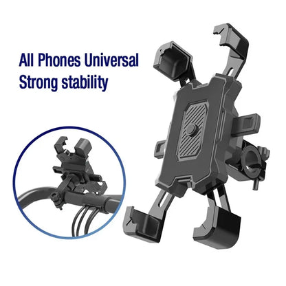 Bicycle Phone Holder Bike Accessories Motorcycle Adjustable Stand 360° Rotatable GPS Clip Cycling Mtb Accesories Bikes Sports