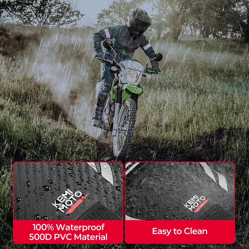 Motorcycle Side Bags 3.5L Waterproof Outdoor Adventure Crash Bar Fender Bag Motorbike Motocross Dirt Bike Frame Tool Saddle Bag