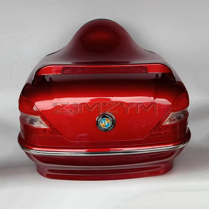 Electric Motorcycle Tail Box Anti-Fall Safety Motorcycle Trunk Moto Tool Storage Box with Lights Motorcycle Rear Toolbox