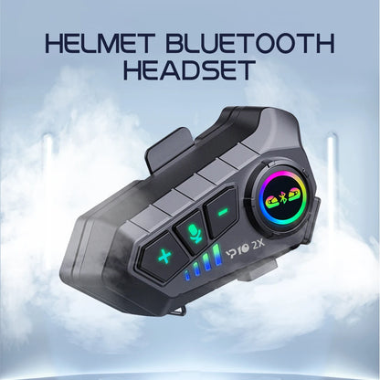 Kebidumei YP10 2X Wireless Bluetooth5.3 Motorcycle Helmet Intercom Headset Waterproof 300 m Intercomunicador Speaker Earphone