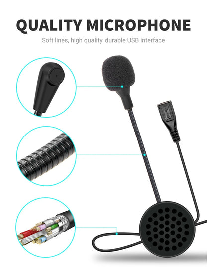 Waterproof Motorcycle Intercom Helmet Headset Helmet Speaker Interphone Moto Headset Wireless Intercomunicador 1200M