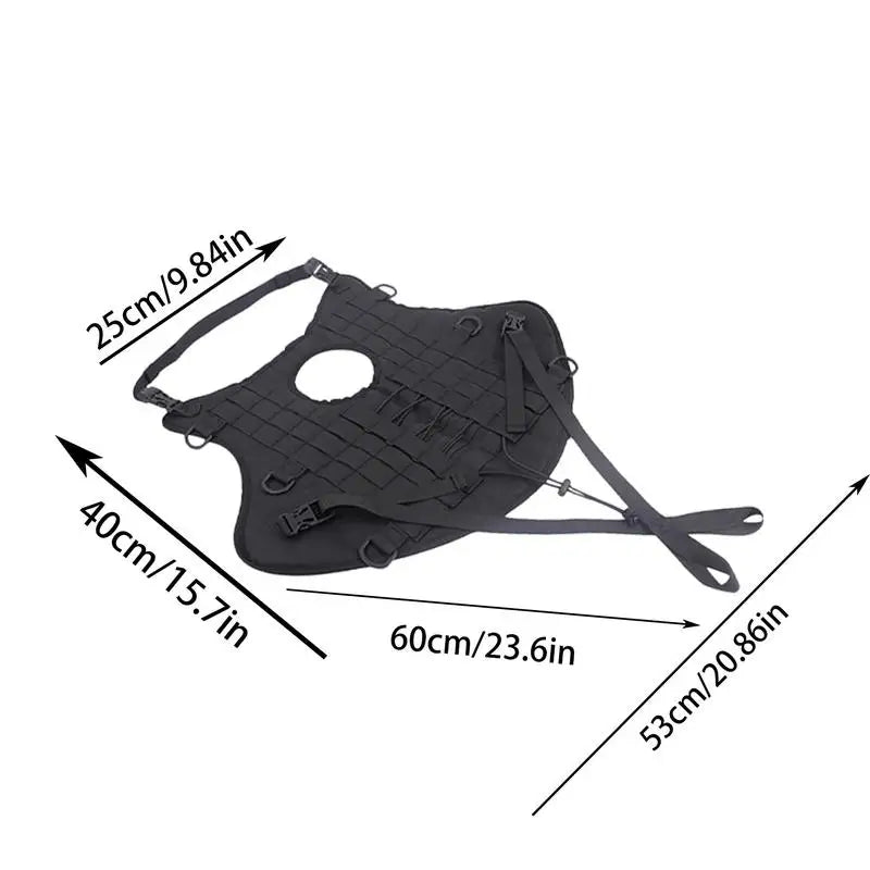 Motorcycle Tank Vest Motorcycle Tank Mount Base Bag Waterproof and Sun-proof Motorcycling Bag for Oil Tank Motorcycle Tank Mount