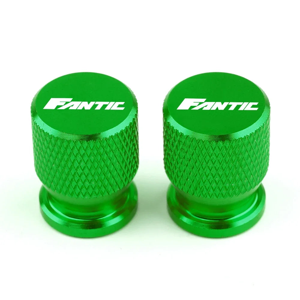Motorcycle Tire Valve Caps Fit For FANTIC CABALLERO FLAT TRACK 125 250 500 RALLY/SCRAMBLER 500 ENDURO RANGE XE125/XEF250 450/XE5