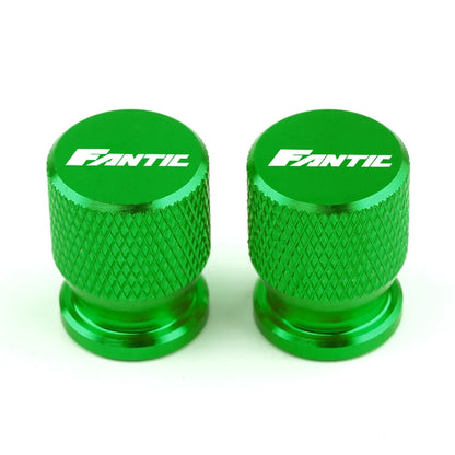 Motorcycle Tire Valve Caps Fit For FANTIC CABALLERO FLAT TRACK 125 250 500 RALLY/SCRAMBLER 500 ENDURO RANGE XE125/XEF250 450/XE5
