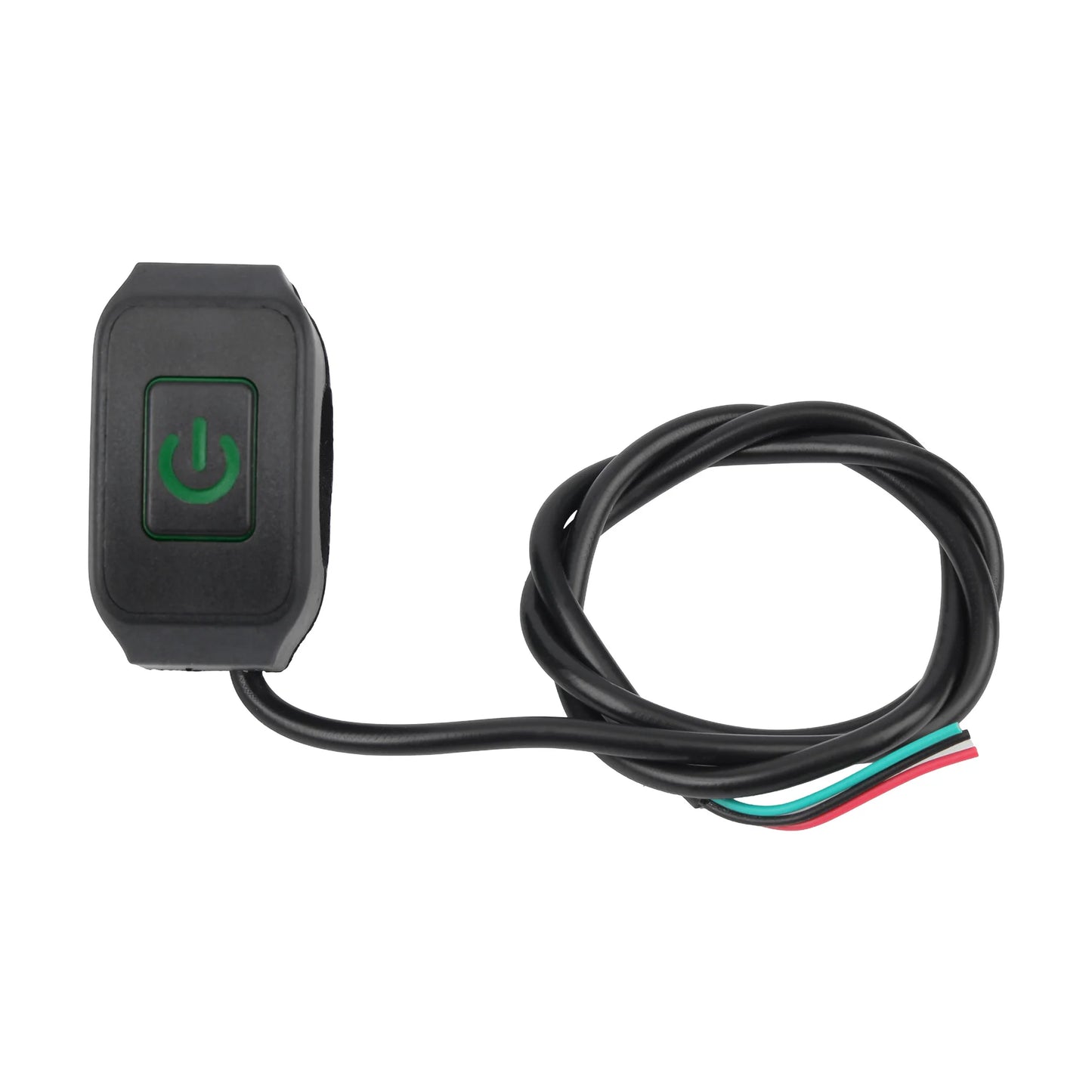 Motorcycle Switch Button 12V 22MM Waterproof With LED Light Scooters Modified Control Parts ON/OFF Display Lamp Switch