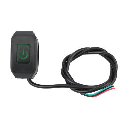 Motorcycle Switch Button 12V 22MM Waterproof With LED Light Scooters Modified Control Parts ON/OFF Display Lamp Switch