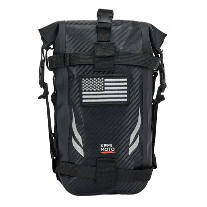 Motorcycle Side Bags 3.5L Waterproof Outdoor Adventure Crash Bar Fender Bag Motorbike Motocross Dirt Bike Frame Tool Saddle Bag