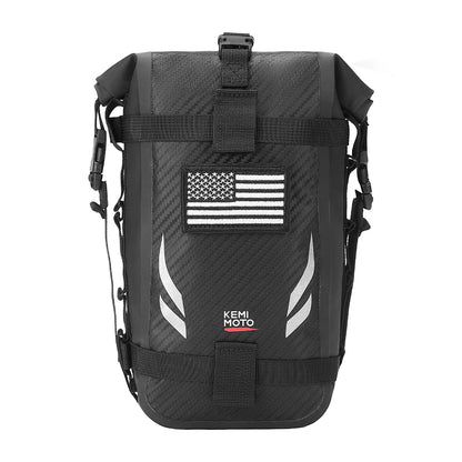 Motorcycle Side Bags 3.5L Waterproof Outdoor Adventure Crash Bar Fender Bag Motorbike Motocross Dirt Bike Frame Tool Saddle Bag