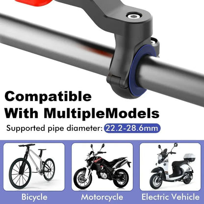 NEW Motorcycle Bike Phone Holder Stand Bicycle Mobile Mount Non-slip Cycling for Riding MTB Moto Handlebar Bracket